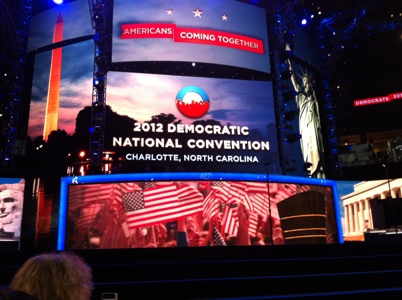 On the Floor of the DNC