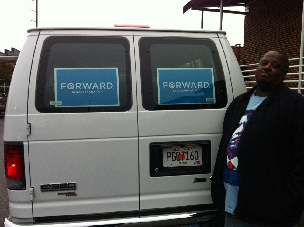 One of Many Election Day Vans